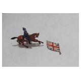 An English Metal Soldier and Flag
