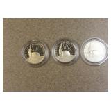 Lot of 3 1986 Liberty Half Dollar