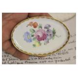 Miniture Dresden Oval Tray