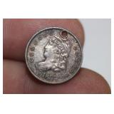 An 1832 Silver Half Dime