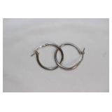 A Pair of Sterling Earrings