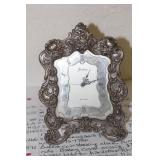 Gorham Sterling Rim Desk Clock