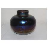 Signed Loetz Art Nuveau Art Glass Vase