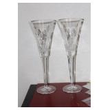 Pair of Waterford Flutes