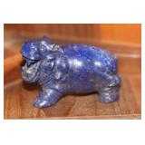 Lapis Lazuli Hippo Figurine