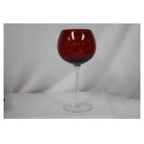 A Ruby Red Goblet