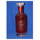 A Ruby Red Artglass Decanter