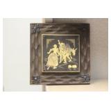Gold Etched Panel