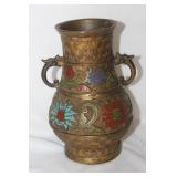 A Champleve Vase