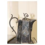 Silverplate Portrait Chocolate Pot