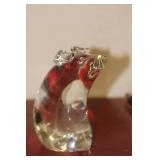 Signed Steuben Pig