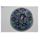 Old Milifiori Art Glass Paperweight