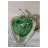 Control Bubble Art Glass Paperweight