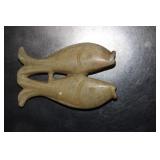 Pair of Small Soapstone Fishes