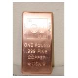 One Pound Copper Bar