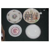 Lot of 4 Ceramic Plates