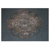 Vintage Press Glass Serving Tray