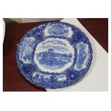 An English Flow Blue Plate