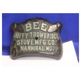 A Cast Iron Plaque