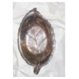 Silverplate Leaf Dish