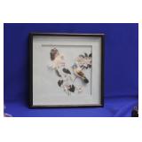 Bird Art Inside a Shadow Box