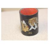 Antique Japanese Export Lacquer Cup
