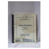 Soft Cover Book: China Patterns