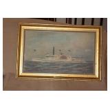 After Antonio Jacobsen Framed Print on Canvas