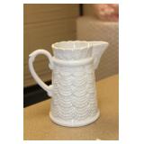White Ceramic Pitcher