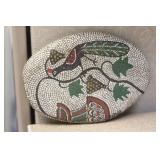 Mosaic art stone plaque