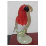 Art Glass Parrot