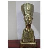A Brass Egyptian Queen Figure