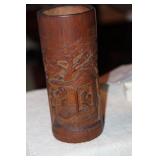 Antique Chinese Bamboo Brush Holder