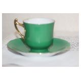 Japanese Monochrome Cup and Saucer