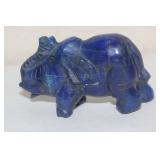 Chinese Lapis Lazuli Elephant