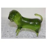Green Glass Dog