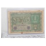 1919 German 50 Mark Note