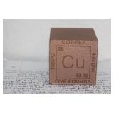 Five Pound Copper Cube