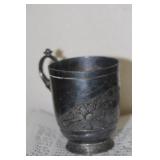 Art Nauveau Pewter Cup