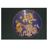 Chinese Cloisonne Kylin Motied Charger