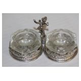 Silverplate Salt Container