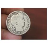 1906-D Barber Silver Half Dollar