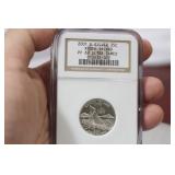 NGC Graded 2001-S Silver Quarter