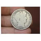 1898 Barber Silver Half Dollar