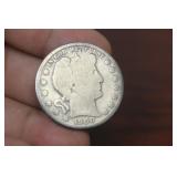 1900-S Barber Silver Half Dollar