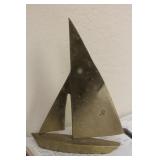 Solid Brass Sailboat