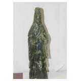 A Fine Chinese Spinach Jade Kwan Yin