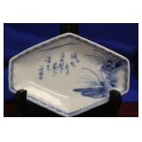 A Chinese/Japanese Blue and White Tray