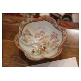 Footed Geisha Girl Japanese Bowl