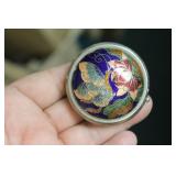 Enamel Round Trinket Box